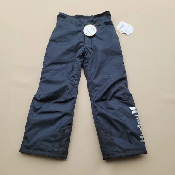 NWT Hurley Snow Ski Pants Girls Adaptive E-Z Grow Insulated Water Resistant Sz S - Picture 1 of 14